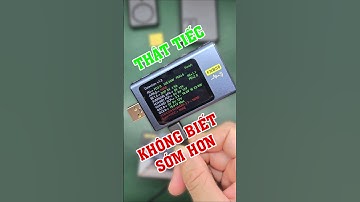 Sướng phát điên khi tìm được nó. Quá hữu ích mà giờ mới biết. Fnirsi FNB58 | Phạm Tuấn Anh