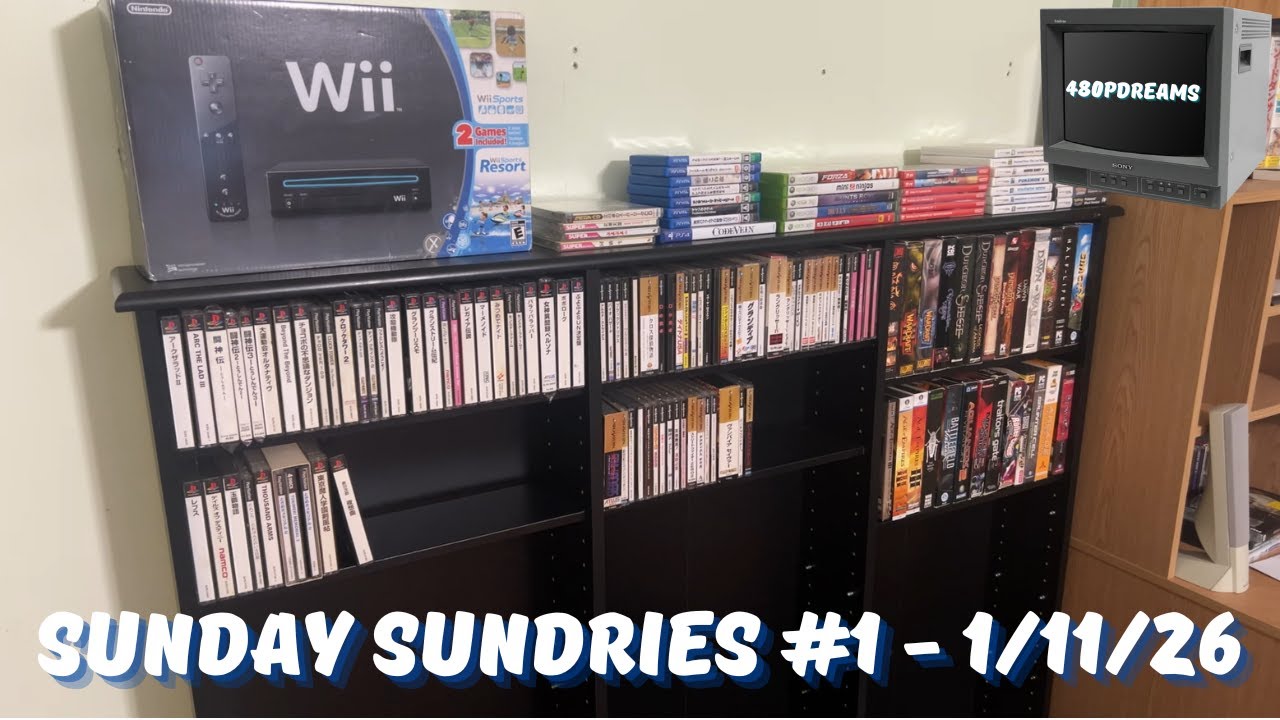 Sunday Sundries Episode 1 - Game Room Tour and 2026 Plans