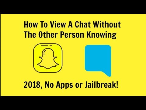 How To View A Chat Message Conversation On Snapchat Without Them