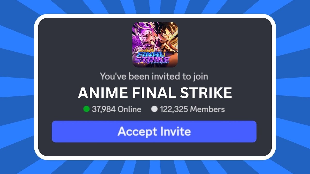 How to Join ANIME FINAL STRIKE Discord Server (QUICK & EASY) - YouTube