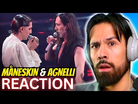 MANESKIN Amandoti Amami Ancora and Manuel Agnelli REACTION Orchestrated by Enrico Melozzi Sanremo
