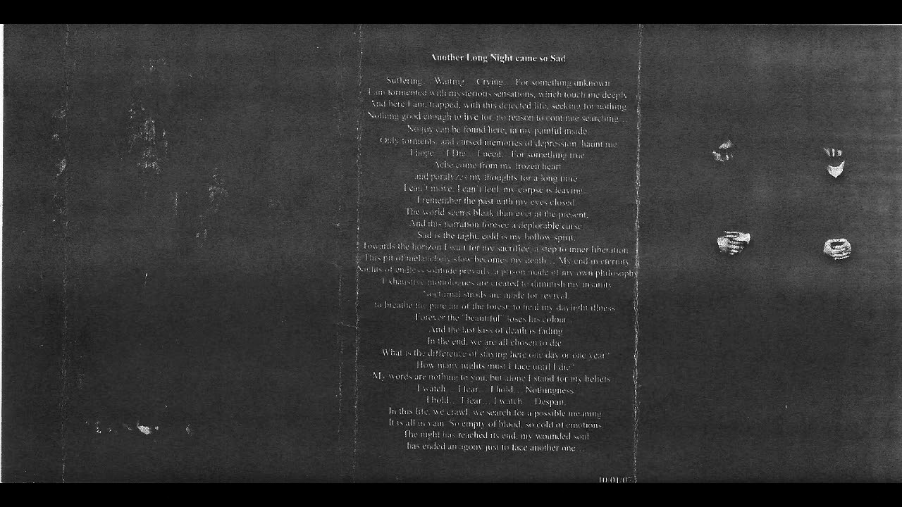 Unknown (Portugal) - Another Long Night Came So Sad (Demo 2007)