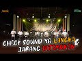 Check sound  lagu tanpa syair ini belum pernah dibawakan di panggung hiburan dangdut