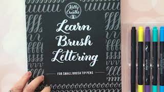 Kelly Creates Learn Brush Lettering Workbooks