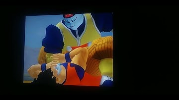 Dragonball Z Budokai Android 19 Jumps on and Does Life Drain on Goku Gyaku Ryona