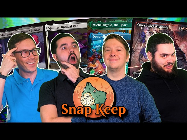 TMNT x MTG Commander! | Splinter vs Michelangelo and Donatello vs Madame Null vs Casey Jones thumbnail