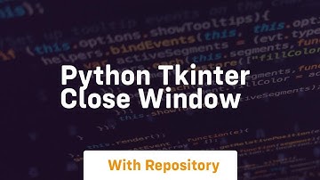 python tkinter close window