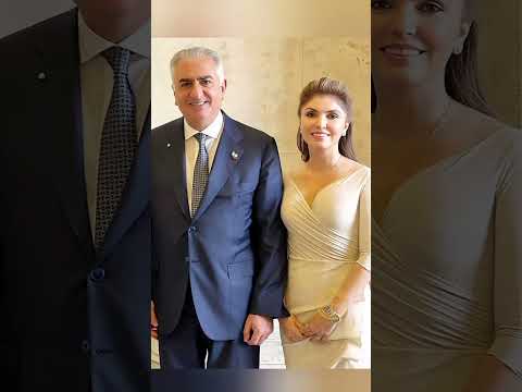 The King And H R H Princess Yasmine Pahlavi 
