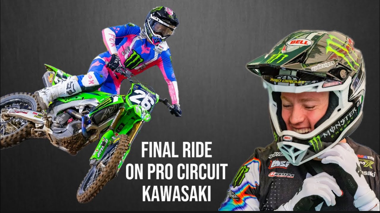 Ty Masterpool’s last time riding his Factory Kawasaki 250