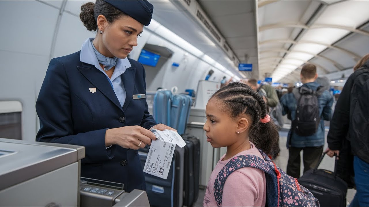 Outline Video Flight Attendant Rips Up Black Girls Ticket, Not Knowing Her Father Owns the Entire Airline...