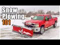 How to Snowplow with a Truck | Snow Plowing 101