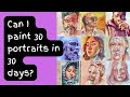 First 23 days  can i paint 30 faces in 30 days