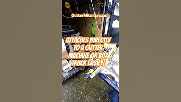 Gutter Miter Saw #gutterinstallation #guttertools #gutters