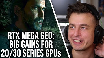 RTX Mega Geometry: Impressive Perf Boost For RTX 20/30 Series GPUs in Alan Wake 2