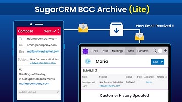 How Email Archiving Works in SugarCRM | Archive Emails in SugarCRM Modules