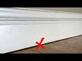 How to make gaps under baseboards disappear with caulking