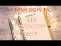 Thanksgiving Mini Grocery Haul I Vlog I Pinch of Soul Cooking