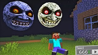 i Found Scary LUNAR MOON in Minecraft 😱 | Lunar Moon in Minecraft | ‎@anutalk5710