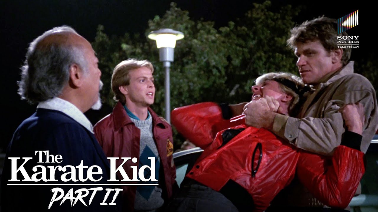 Mr. Miyagi Saves Johnny from Reese & Daniel Begins to Train Again | The Karate Kid Part 2 (1986)