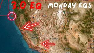 3.0 Earthquake offshore Northern California.. West Coast activity picking up. Monday.