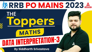 Data Interpretation #3 | IBPS RRB Mains 2023 | IBPS RRB Quant Preparation | By Siddharth Srivastava