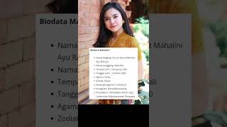 Mahalini Biodata Terbaru mahalini mahaliniraharja