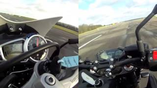 2013 Triumph Street Triple R Versus Kawasaki Z800