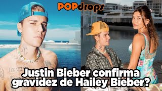 Justin Bieber confirma gravidez de Hailey Bieber? #PopDrops @PopZone
