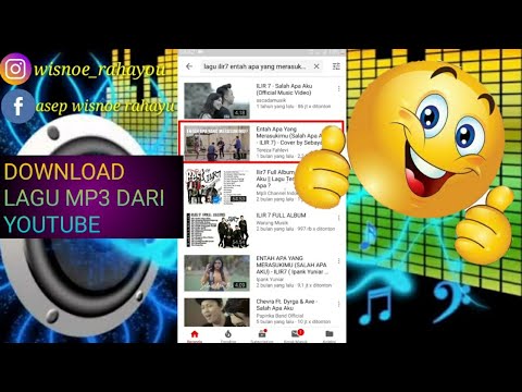 Cara mendownload lagu mp3 di hp android paling mudah. 