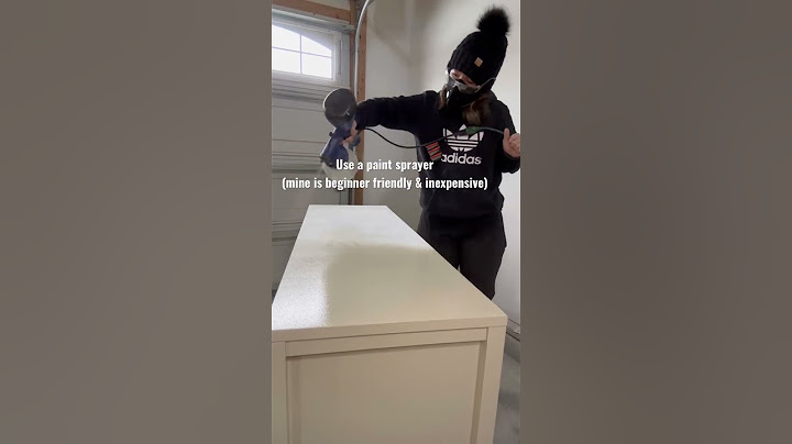 How to get a smooth painted finish on furniture | Homeright Paint Sprayer