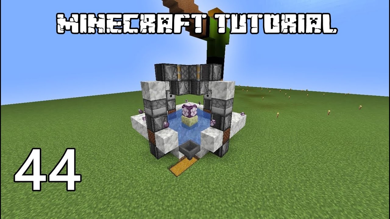 MINECRAFT TUTORIAL-FARM DE CHORUS FRUIT 100% AFK-#44 - YouTube