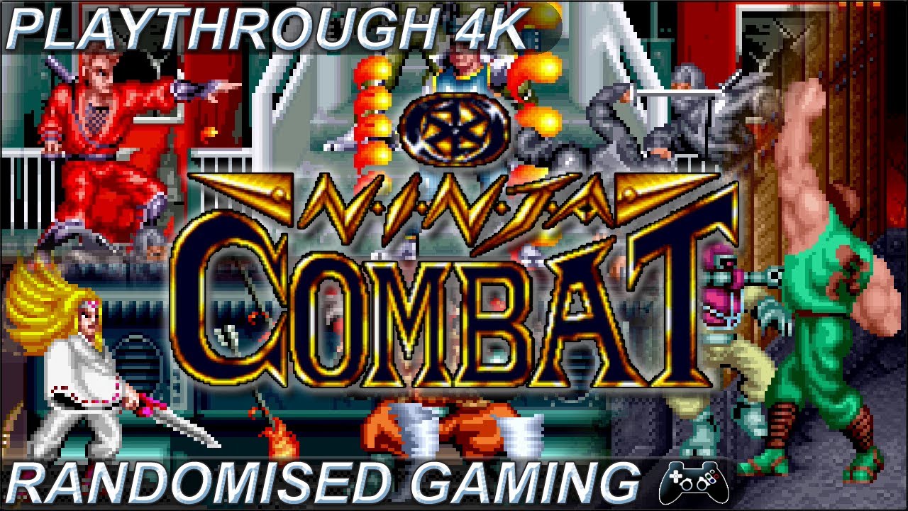 Ninja Combat Arcade Archives Neo Geo Playthrough all playable characters shown on PlayStation 4
