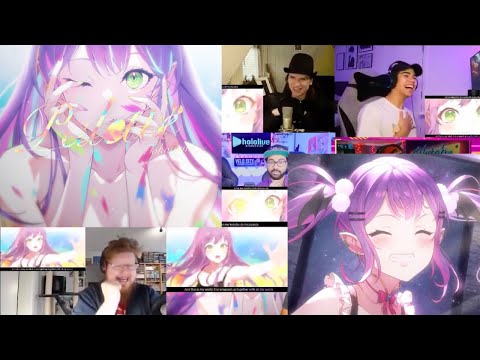 【Hololive】外國人看Towa原創歌曲『Palette』ＭＶ【CC字幕歌詞翻譯】