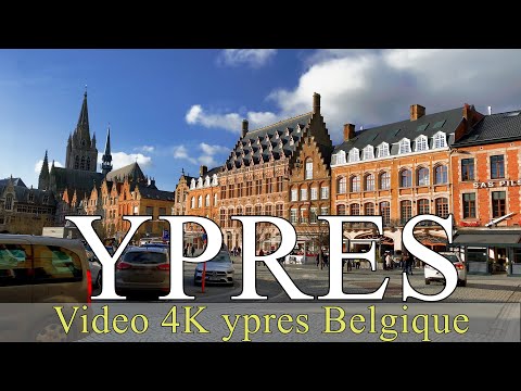 Ypres | Ieper | Belgium | 4K |  City of Ypres | Virtual tours