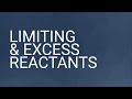 Limiting and Excess Reactants Quiz