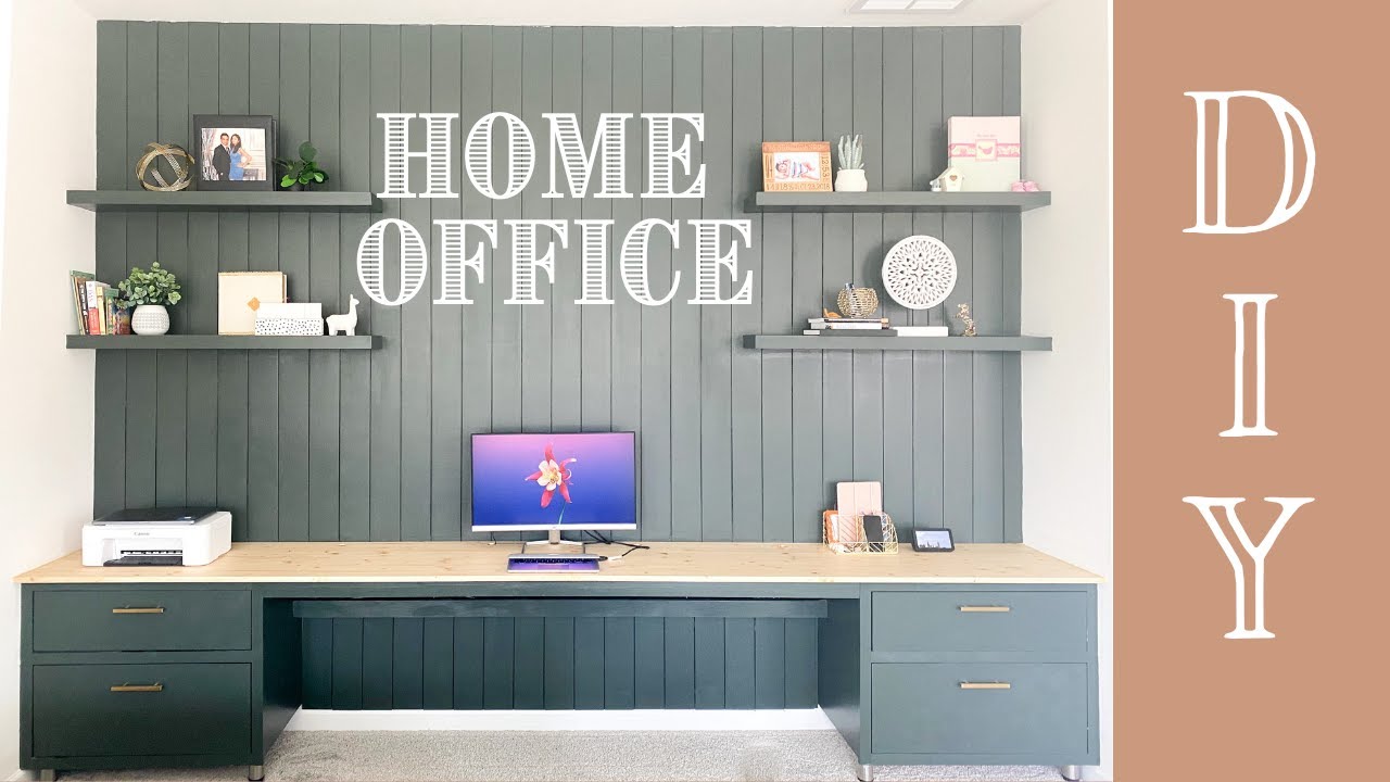 HOME OFFICE SETUP 2021 DIY Home Office ideas on a budget Work From