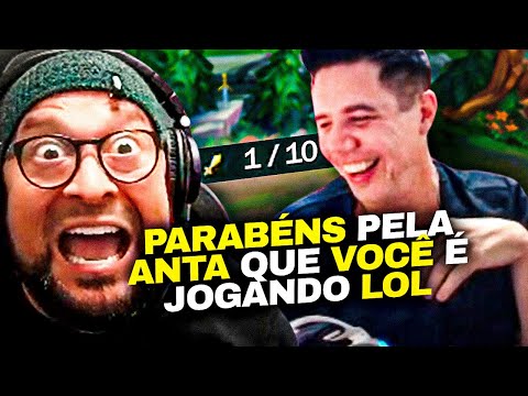 MUCA JOGA MAL PRA BURRO E GORDOX XINGA SEM DÓ | League of Legends