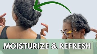 EXTEND YOUR TWISTS TIL WASH DAY:  How to Moisturize &amp; Refresh Twists