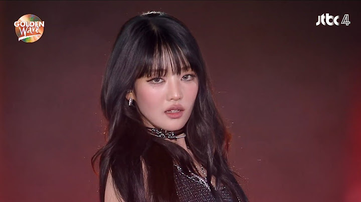 Minnie (민니) – ‘INTRO + Blind Eyes Red’ Live at JTBC4 Golden Wave | 250405