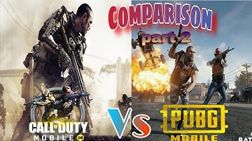 PUBG MOBILE vs COD MOBILE comparison | mad gaming | which is better ?? part #2