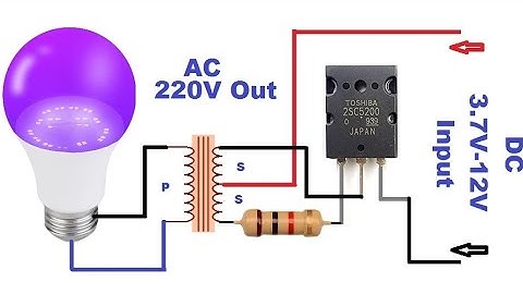 How to Make a Simple Inverter #2sc5200