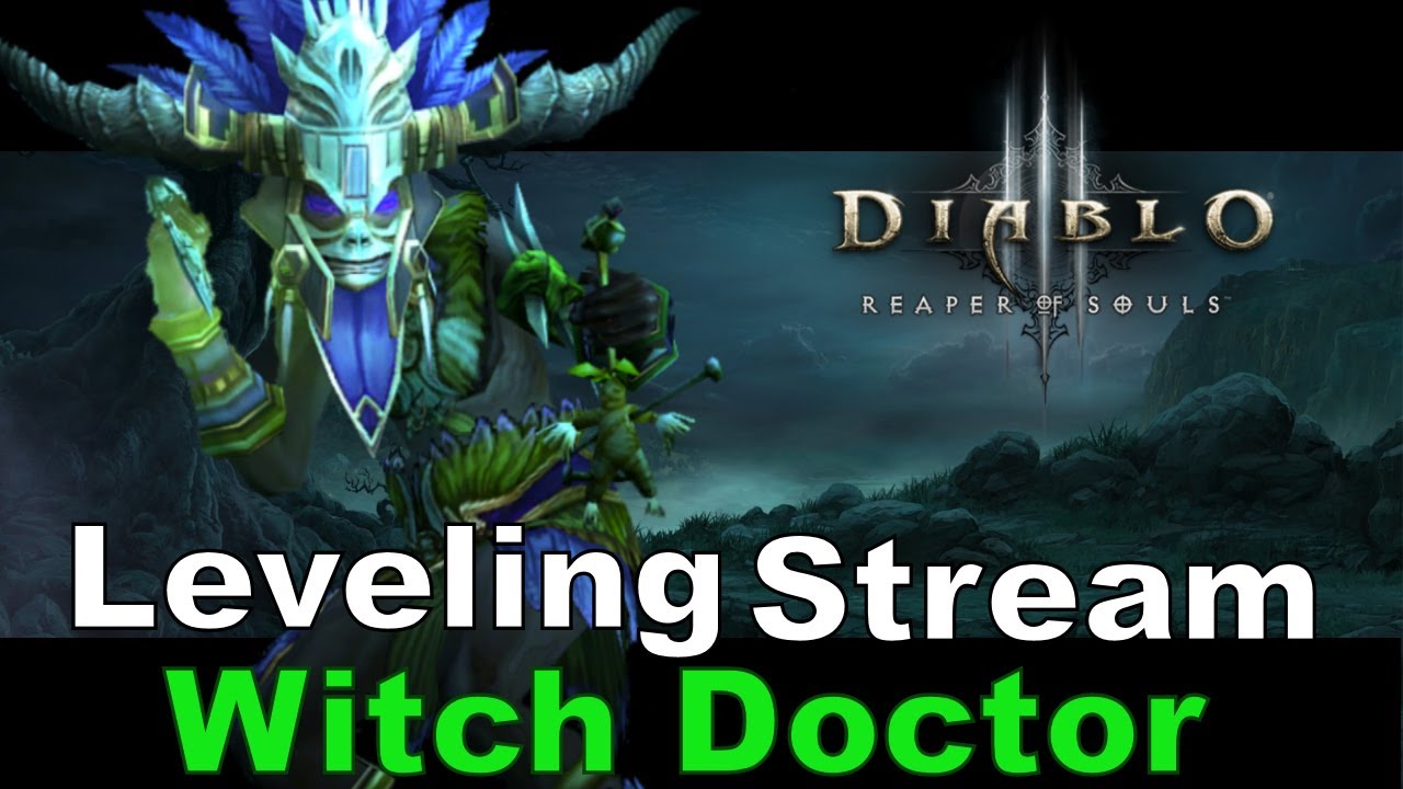 Diablo 3 - Witch Doctor - Leveling Stream - YouTube