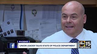 Phoenix police union President pushes back on politicians, calls for change