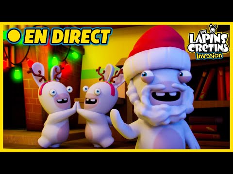 Les Lapins Crétins s’invitent chez le Père Noël 🎄🤣 Meilleurs Épisodes ✨🎁 Dessins Animés pour Enfants