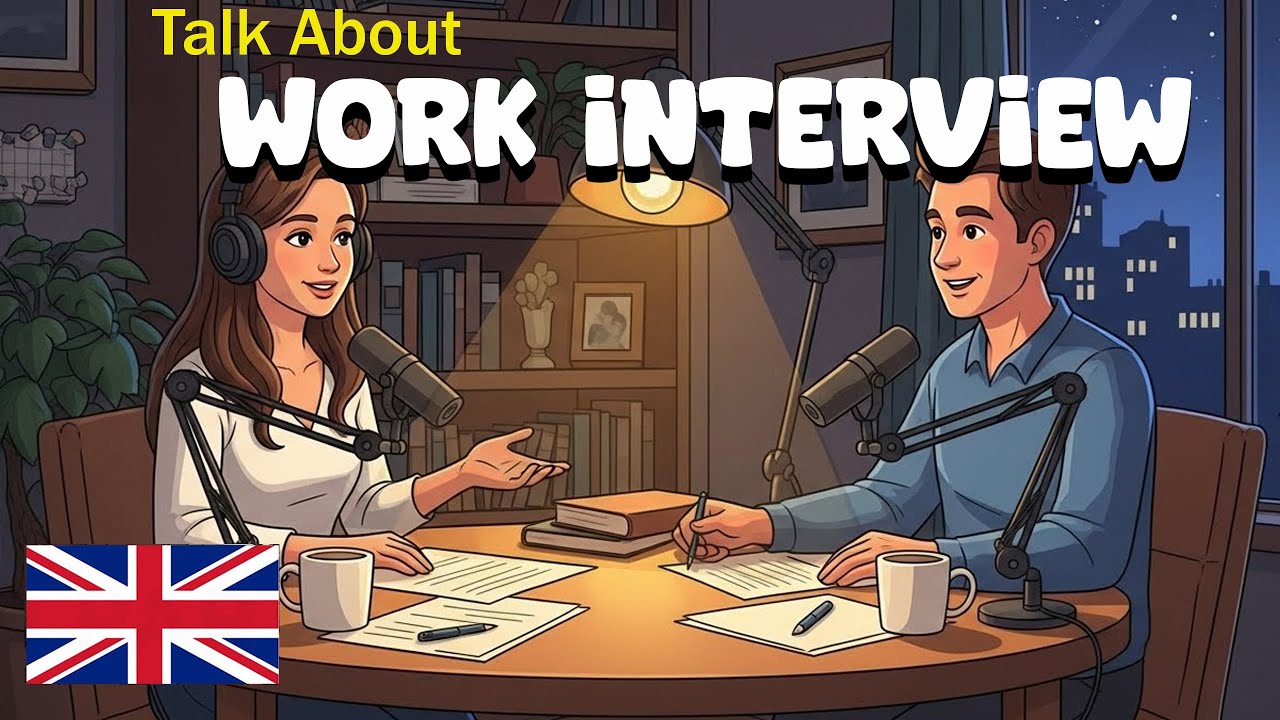 How to Talk about Your Work Interview English | Easy English Conversation Practice