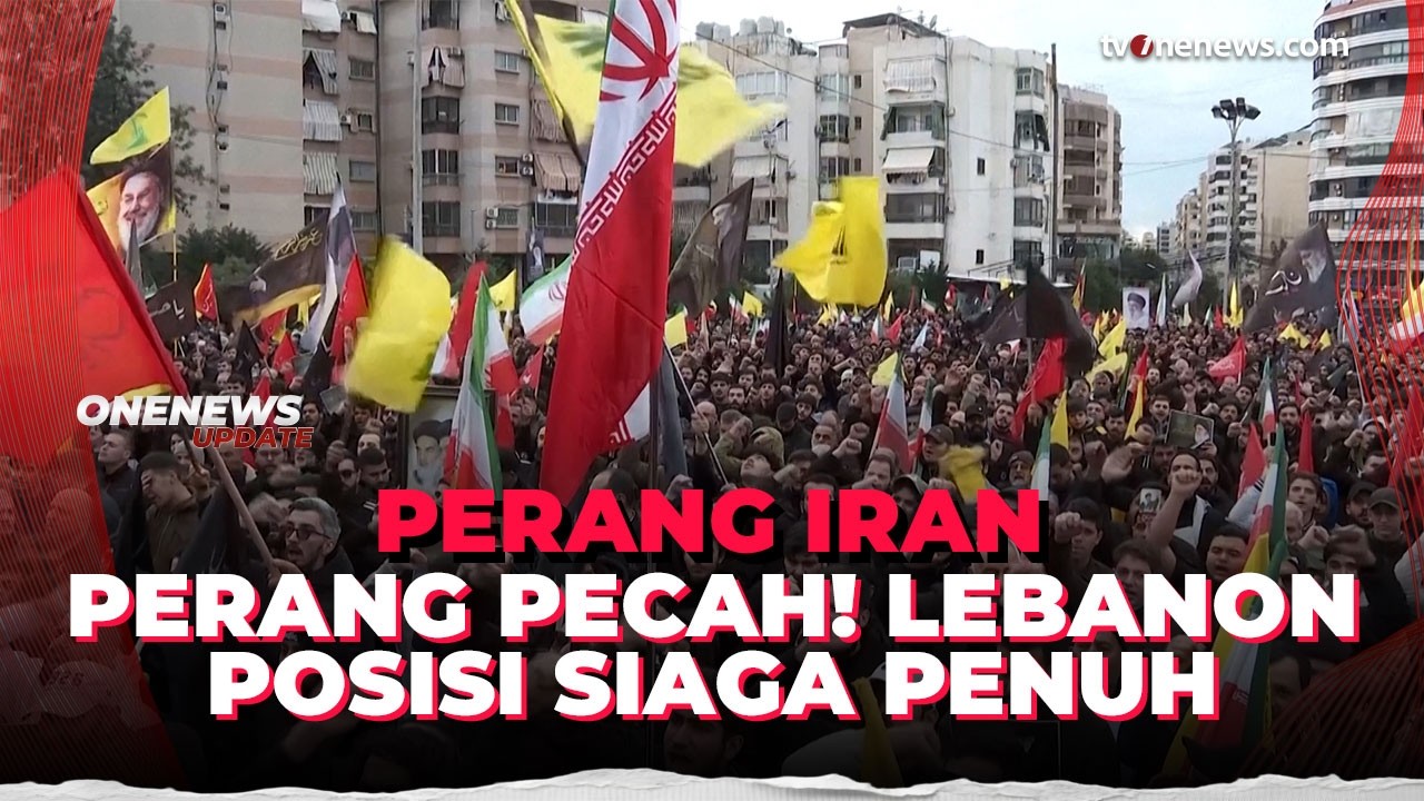 Perang Iran, AS, & Israel Pecah, Lebanon dalam Posisi Siaga | OneNews Update