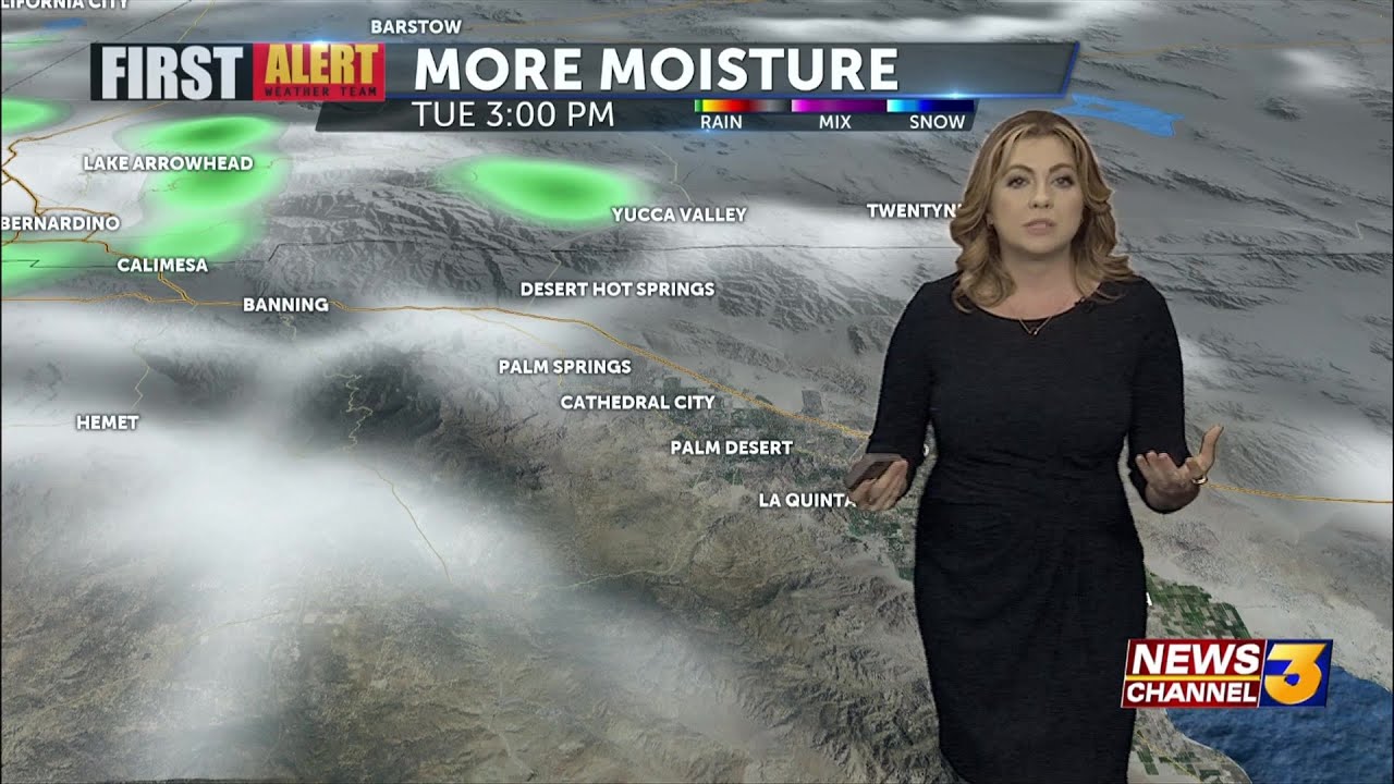 Spotty showers around SoCal ahead - YouTube