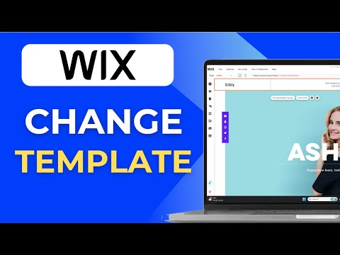 How To Change Template On Wix - YouTube