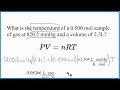 Gas Law Concepts and Calculations