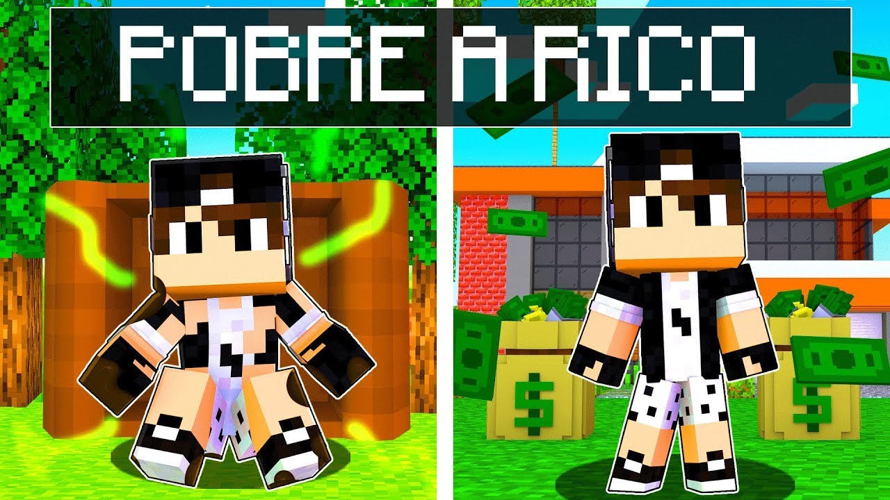 RICO vs POBRE DO VILLAGER no MINECRAFT! 